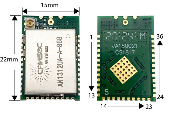 TI CC1312 IoT AES 256 بیت ماژول Sub GHz 434/470/868 / 915MHz 13dBm TX Power