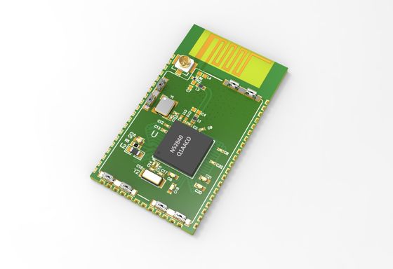 1.5uA BLE5 Thread ZigBee3 Nfc ماژول کم انرژی بلوتوث برای قفل BLE52840SA-B