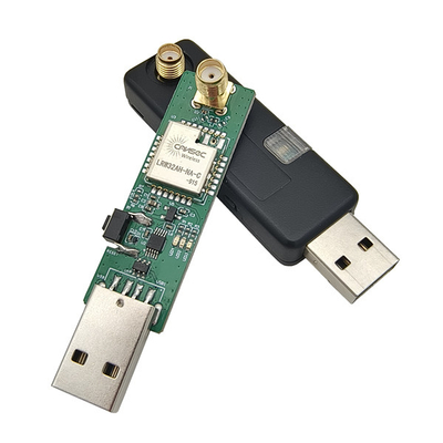 LoRa dongle USB بی سیم 4.3Km فاصله انتقال LoRa dongle LRDG32-915 می تواند در کنار DTU استفاده شود