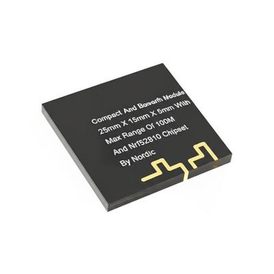 ماژول بلوتوث فشرده و قدرتمند 25mm X 15mm X 5mm با حداکثر محدوده 100M و چیپست Nrf52810 توسط نوردیک