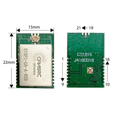 S1SPI-UA-A 1uA Sub GHz ماژول 14dBm با چیپ ست ST Spirit-1